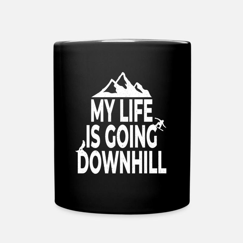 Snowboard Snowboard Snowboard - Mug uni - noir
