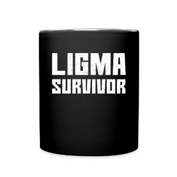 Ligma - Tasse einfarbig - Schwarz - Vorne