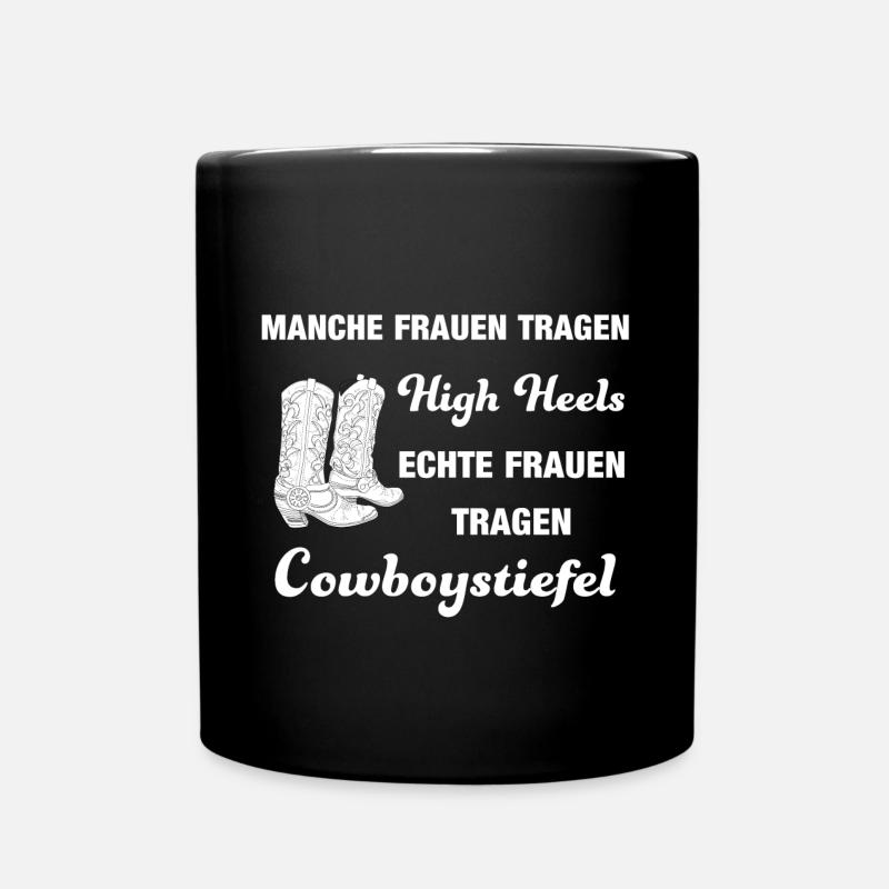Cooles Line Dance Sprüche Shirt mit High Heels - Tasse einfarbig - Schwarz