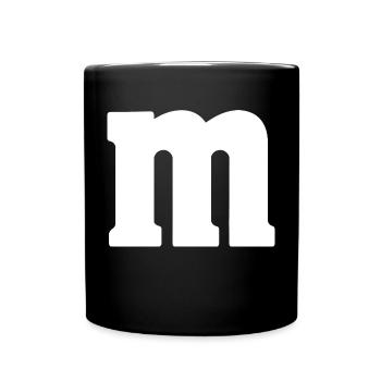 m monstre halloween costume drôle cadeau - Mug uni - noir - Devant