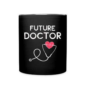 Future Doctor - Cadeau Étudiant Docteur - Mug uni - noir - Devant