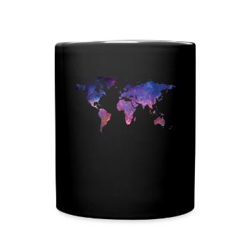 Galaxie mondiale - Mug uni - noir - Devant
