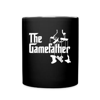 Gamer Tshirt - Tasse einfarbig - Schwarz - Vorne