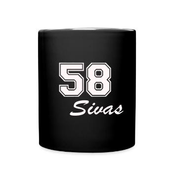 Sivas - Tasse einfarbig - Schwarz - Vorne