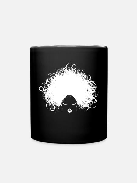 Friseur Frisör - Tasse einfarbig - Schwarz