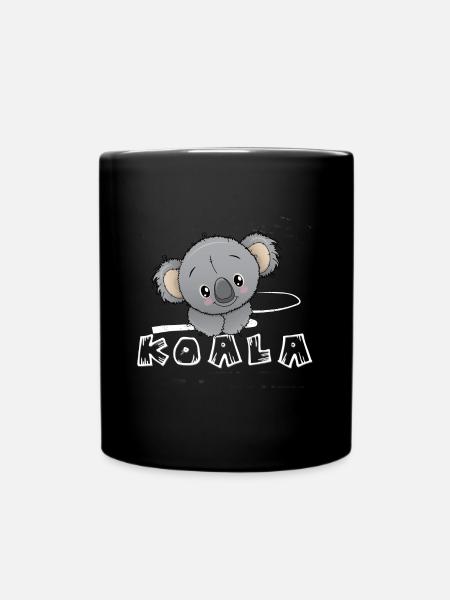 Koala Koala amoureux cadeaux vetements bebe - Mug uni - noir