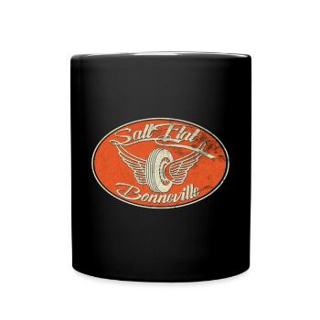 Logo de l’aile Bonneville de Salt Flat - Mug uni - noir - Devant