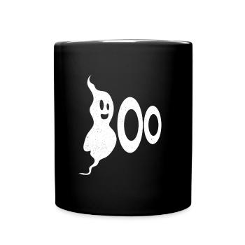 Halloween boo ghost - Full Colour Mug - black - Front