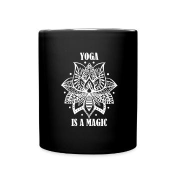 Yoga - Mug uni - noir - Devant
