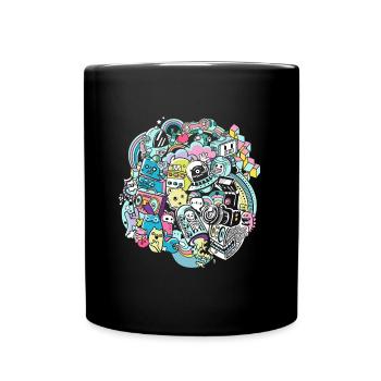 Graffiti city - Full Colour Mug - black - Front