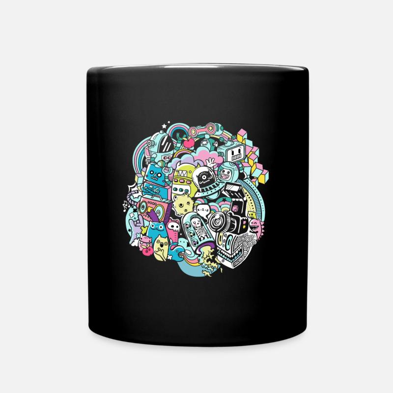 Graffiti city - Full Colour Mug - black