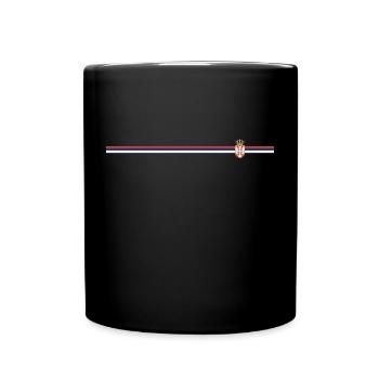 Србија Flag Serbia Gift idea of a proud Serb - Full Colour Mug - black - Front