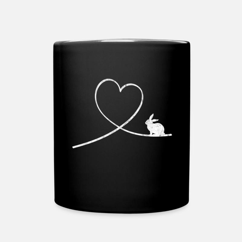 Lapin lapin lapin cadeau - Mug uni - noir