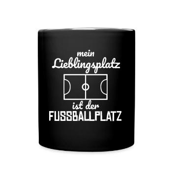 Football Sport Balle Football Club Cadeau - Mug uni - noir - Devant