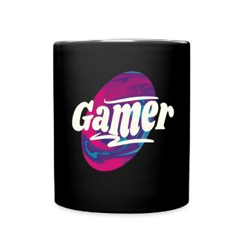 Gamer - Full Colour Mug - black - Front
