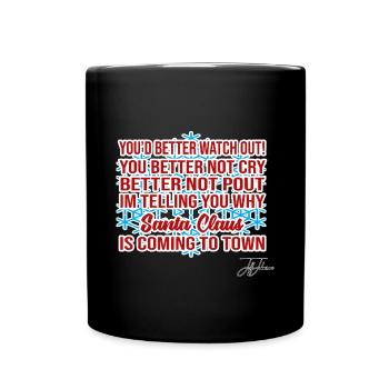 Noël Noël Noël Noël - Mug uni - noir - Devant