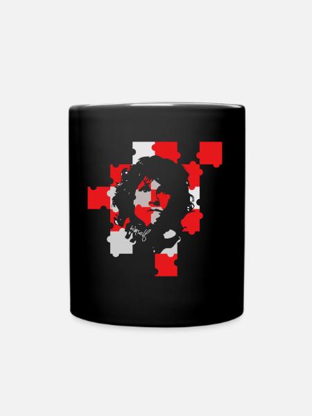 morrison jim 70 music legend Doors - Full Colour Mug - black