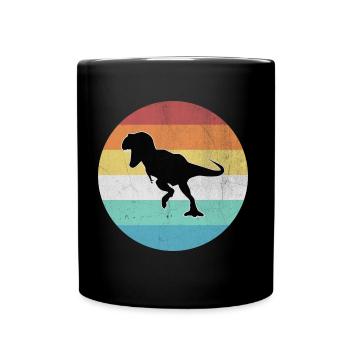 T-Rex - Tasse einfarbig - Schwarz - Vorne