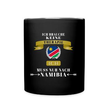 Namibia Süd-West-Afrika Design Geschenk Idee - Tasse einfarbig - Schwarz - Vorne