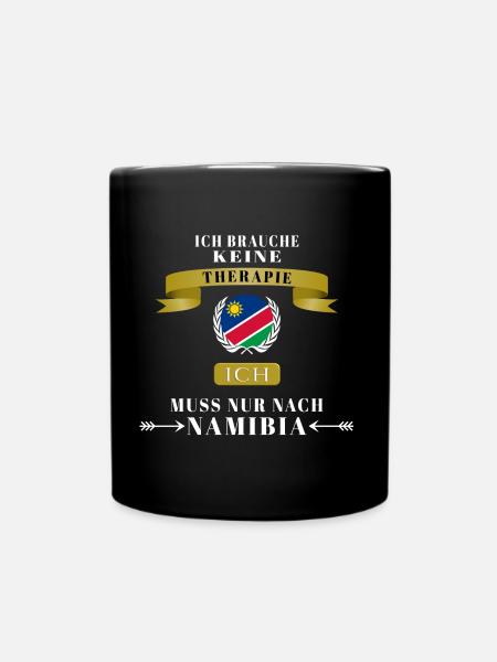 Namibia Süd-West-Afrika Design Geschenk Idee - Tasse einfarbig - Schwarz
