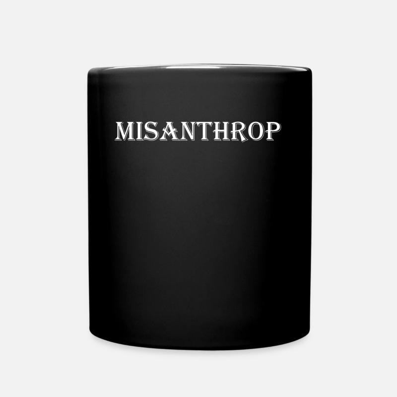 misanthrope - Mug uni - noir