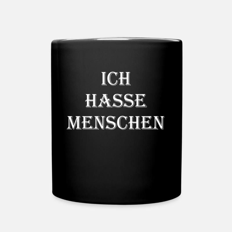 Je déteste les gens - Mug uni - noir