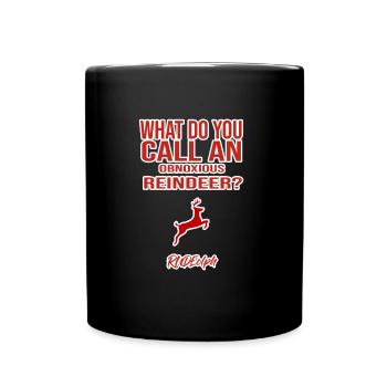Christmas Christmas Christmas Christmas - Full Colour Mug - black - Front