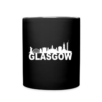 Glasgow Scotland Skyline Gift Idea UK - Full Colour Mug - black - Front