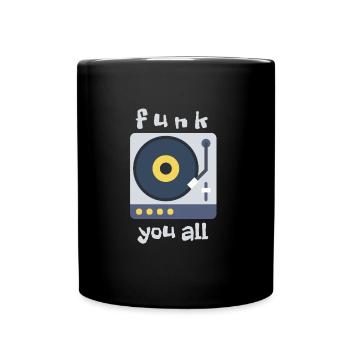 vous funk tous les LP pour brillant - Mug uni - noir - Devant