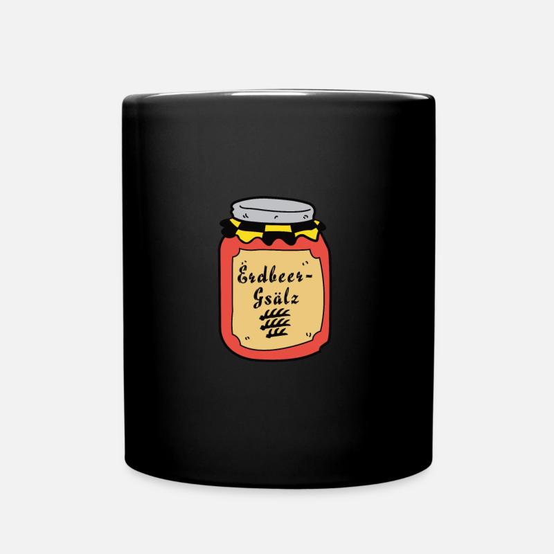 énonciations drôles souabes souabe lande dire - Mug uni - noir