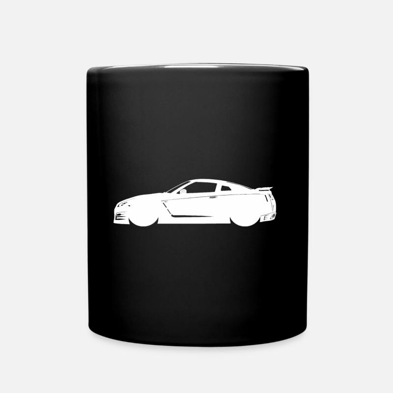 GTRtih five wihte - Full Colour Mug - black