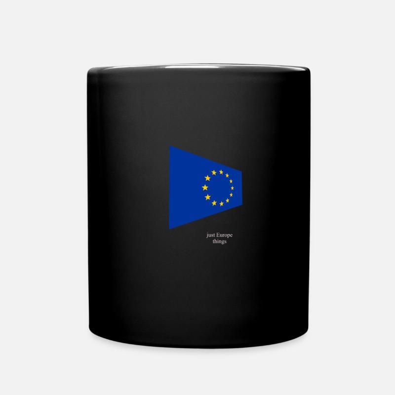 Europa / Europe - Tasse einfarbig - Schwarz