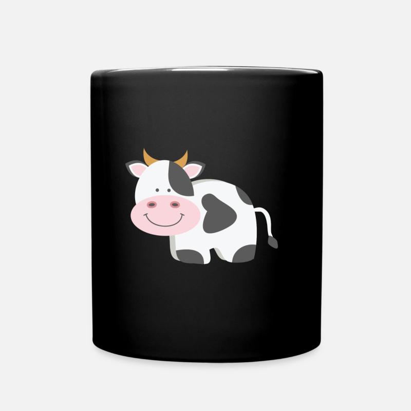 vache - Mug uni - noir