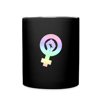 Le féminisme | Sexisme féminin femme cadeau de genre - Mug uni - noir - Devant