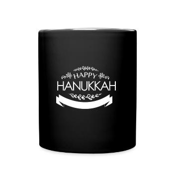 Hanukkah Judaism Jews Jewish jew Hanukah - Full Colour Mug - black - Front