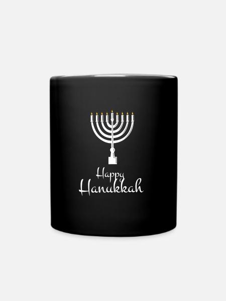 Hanoukka Judaïsme Juif Juif Juif Hanouka - Mug uni - noir