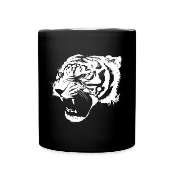 White Tiger - Full Colour Mug - black - Front