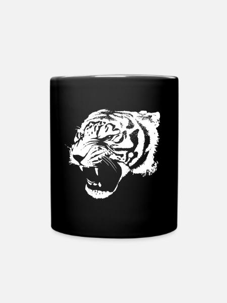 Tigre blanc - Mug uni - noir