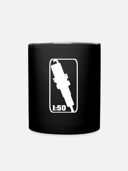 Zündkerze - Tasse einfarbig - Schwarz
