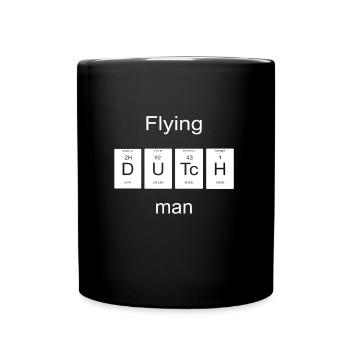 Flying Dutchman Pirate Periodic Table Nerd - Full Colour Mug - black - Front