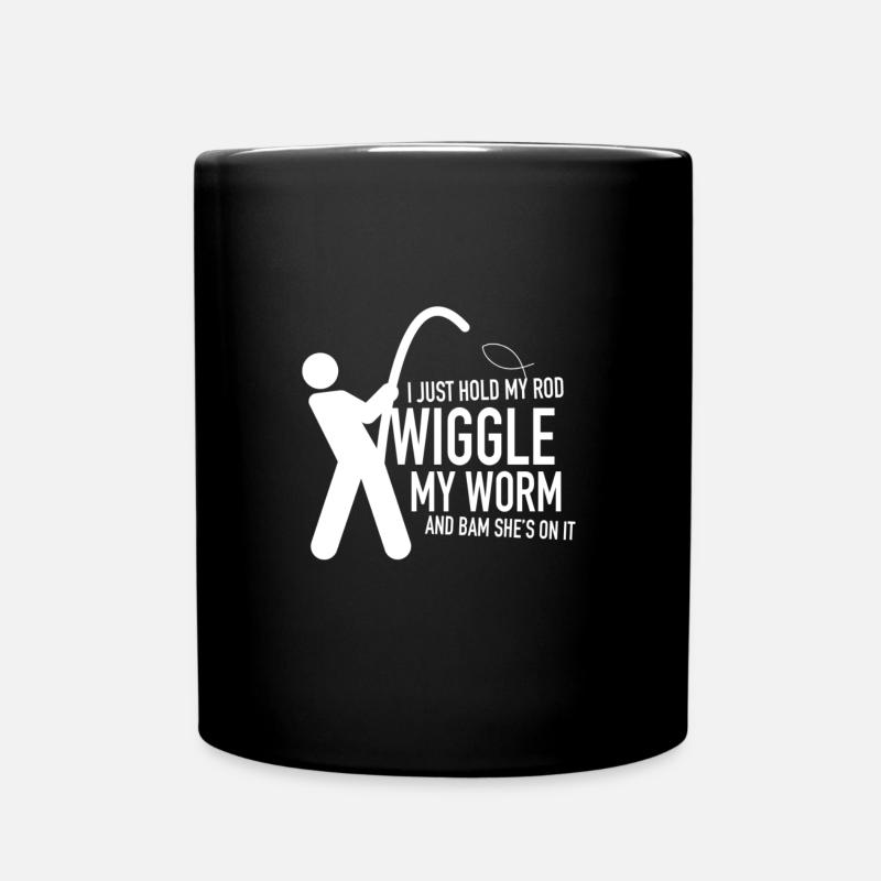 angler - Full Colour Mug - black