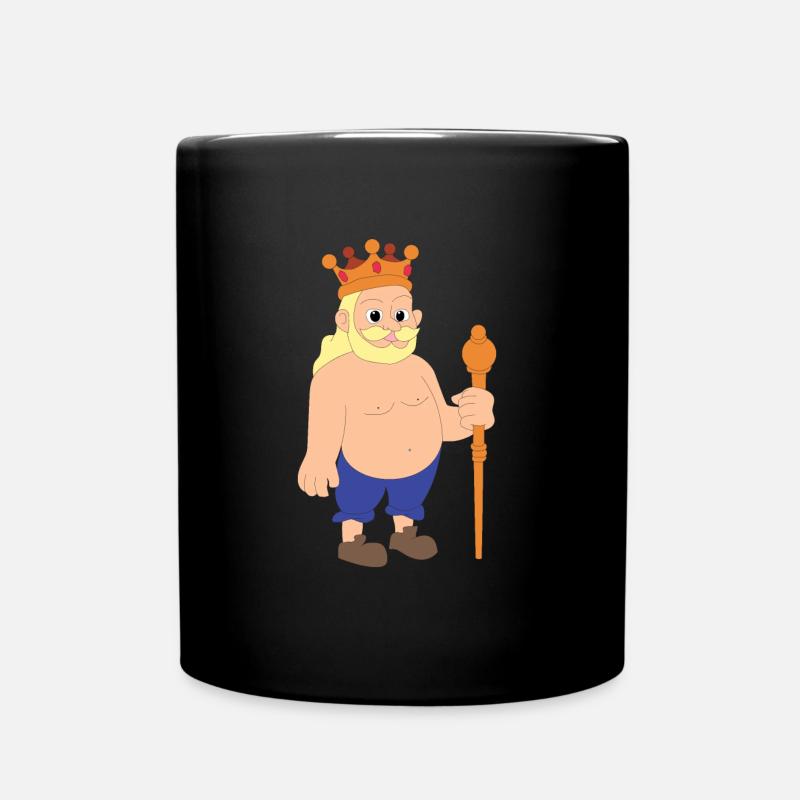 Des Kaiser`s neue Kleider - Tasse einfarbig - Schwarz