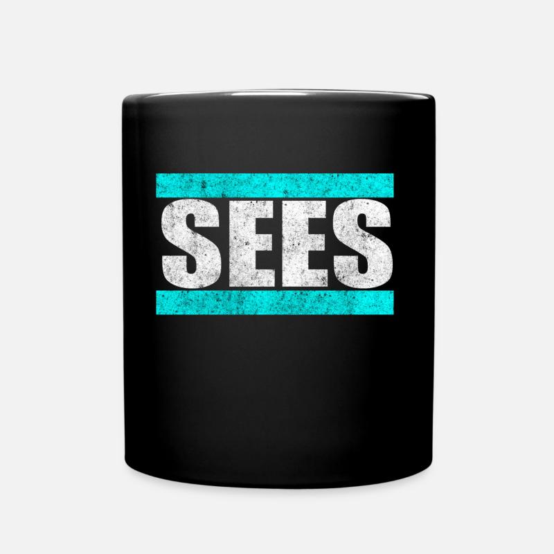 Soos Sees Saas Youtube-Kacke Detlef Davis Geschenk - Tasse einfarbig - Schwarz