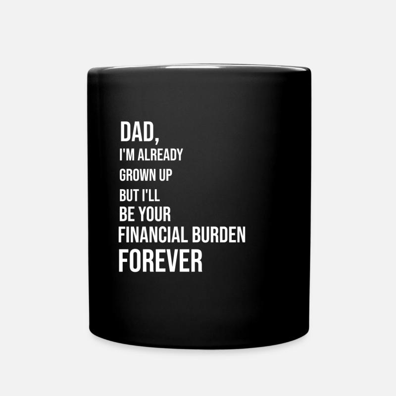 Papa, j'ai déjà grandi - Mug uni - noir