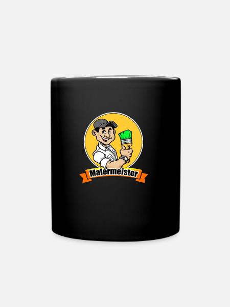 maître peintre - Mug uni - noir