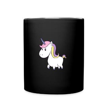 Licorne, Licorne, Amour, Noël, Vie, Monde, - Mug uni - noir - Devant
