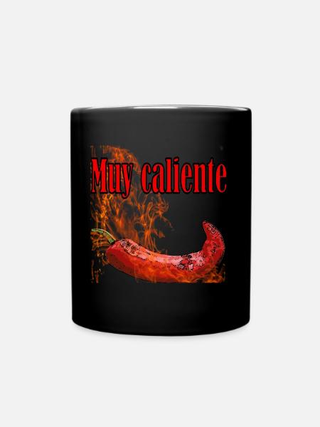 muy caliente - Mug uni - noir