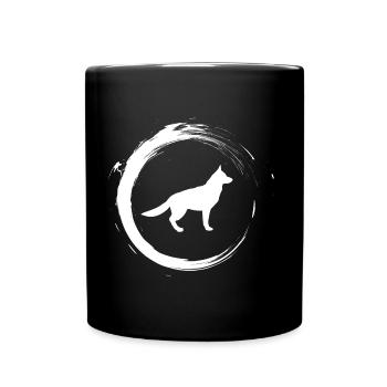 German shepherd - Full Colour Mug - black - Front