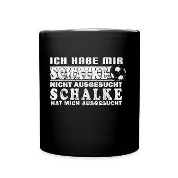 Schalke Design pour les vrais fans ! - Mug uni - noir - Devant