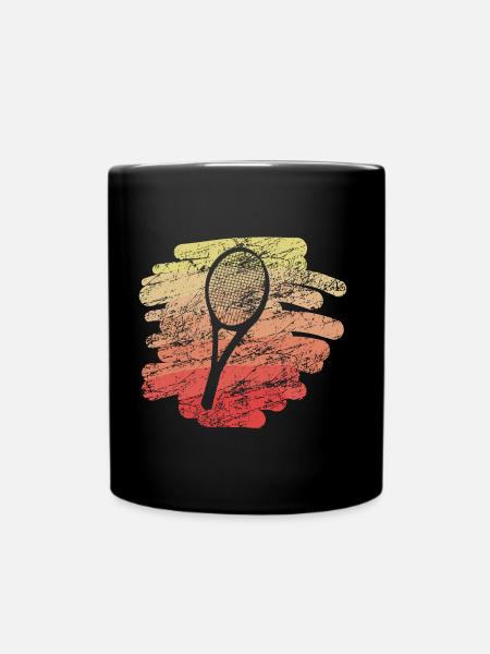 Tennis et tennis - Mug uni - noir